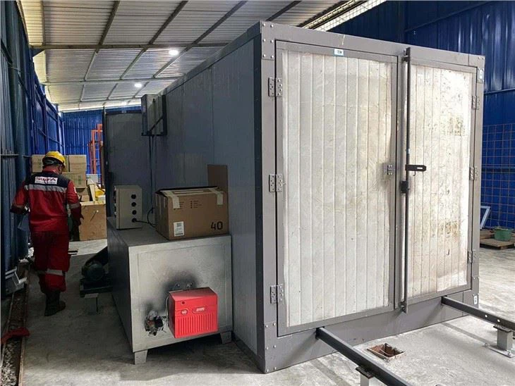 Diesel Heating System For Powder Coating Oven With Touch Screen Control System