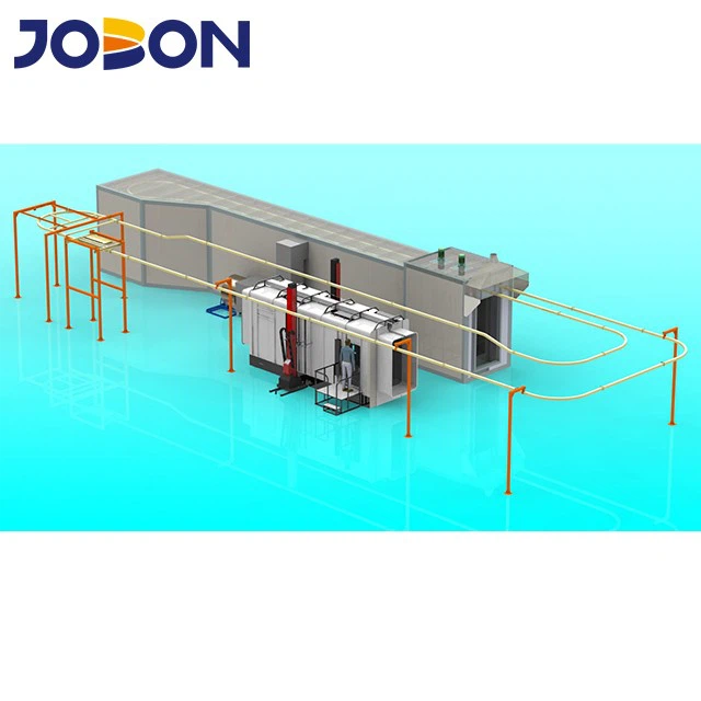 Automatic Powder Coating Line W/o Pretreatment For Metal Products