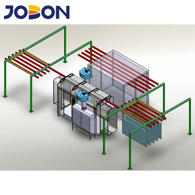 Traverse Electrostatic Powder Coating Line Save Cost